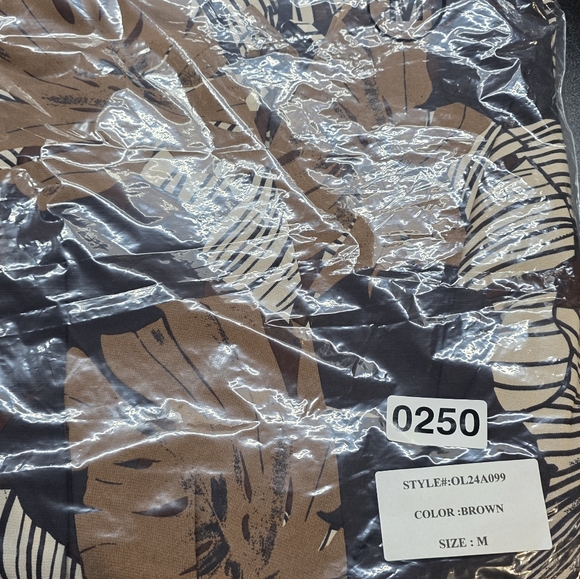 Onetheland Elegant Brown and Navy Floral Maxi Dress New In Poly Medium PTP 20 - Picture 3 of 5